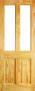 Internal door, Colonial Top Light - Clear Pine Veneered, interior door