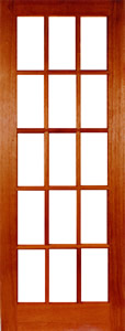 SA - Hardwood Veneered, glazed internal door